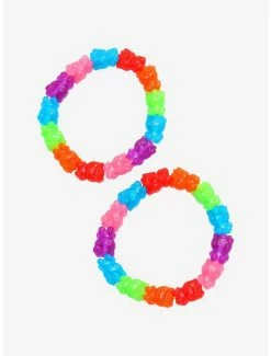 Hot Sale 🌟 Hello Kitty 🍬 Candy Charms Stretch Bracelet Set 🎁