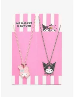Cheapest ⌛ My Melody & Kuromi Best Friends Necklace Set 😉 -Hello Kitty Sales Shop 15407369 av2