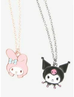 Cheapest ⌛ My Melody & Kuromi Best Friends Necklace Set 😉