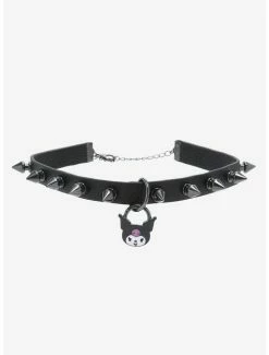 Best Pirce 🧨 Kuromi Padlock Spiked Choker ⌛