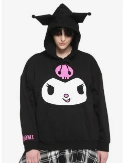 Buy ⭐ Kuromi 3D Ears 👧 Girls Hoodie Plus Size 🔔