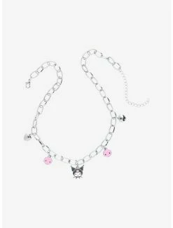 Flash Sale 🔥 Kuromi Skulls & Hearts Charm Choker 🌟