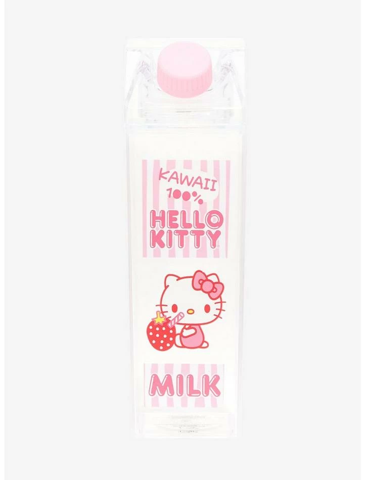 Buy ๐งจ Hello Kitty Strawberry Milk Carton Water Bottle โญ 2 Buy ๐งจ Hello Kitty Strawberry Milk Carton Water Bottle โญ - Image 2