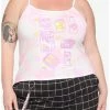 Cheapest 🎁 Hello Kitty Snacks 👧 Girls Crop Cami Plus Size 🤩