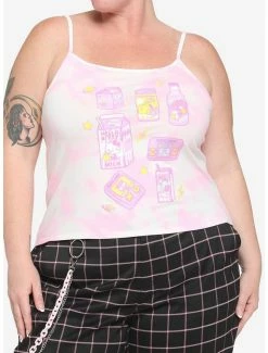 Cheapest 🎁 Hello Kitty Snacks 👧 Girls Crop Cami Plus Size 🤩