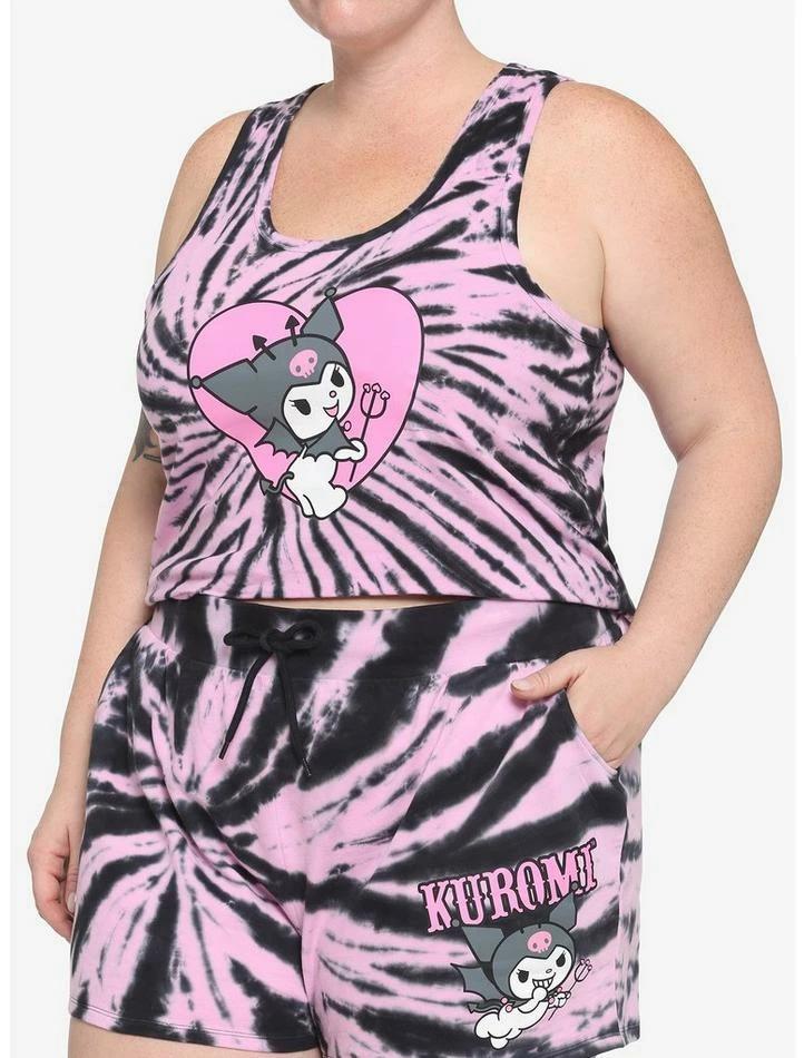 Deals 🥰 Kuromi Pink Tie-Dye Tank Top & Shorts 👧 Girls Lounge Set Plus Size 🔥 1 Deals 🥰 Kuromi Pink Tie-Dye Tank Top & Shorts 👧 Girls Lounge Set Plus Size 🔥