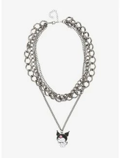 Hot Sale 🔥 Kuromi Charm Multi Chain Necklace ✔️