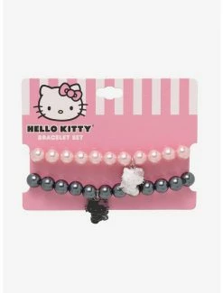 Discount 👏 Hello Kitty Angel & Devil Beaded Best Friend Bracelet Set 🌟 -Hello Kitty Sales Shop 16816947 av2