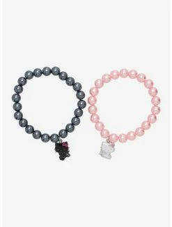 Discount 👏 Hello Kitty Angel & Devil Beaded Best Friend Bracelet Set 🌟