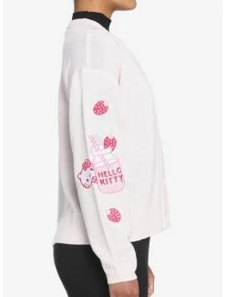 New 🧨 Hello Kitty Strawberry Milk Skimmer 👧 Girls Cardigan 👏 -Hello Kitty Sales Shop 17076273 av4