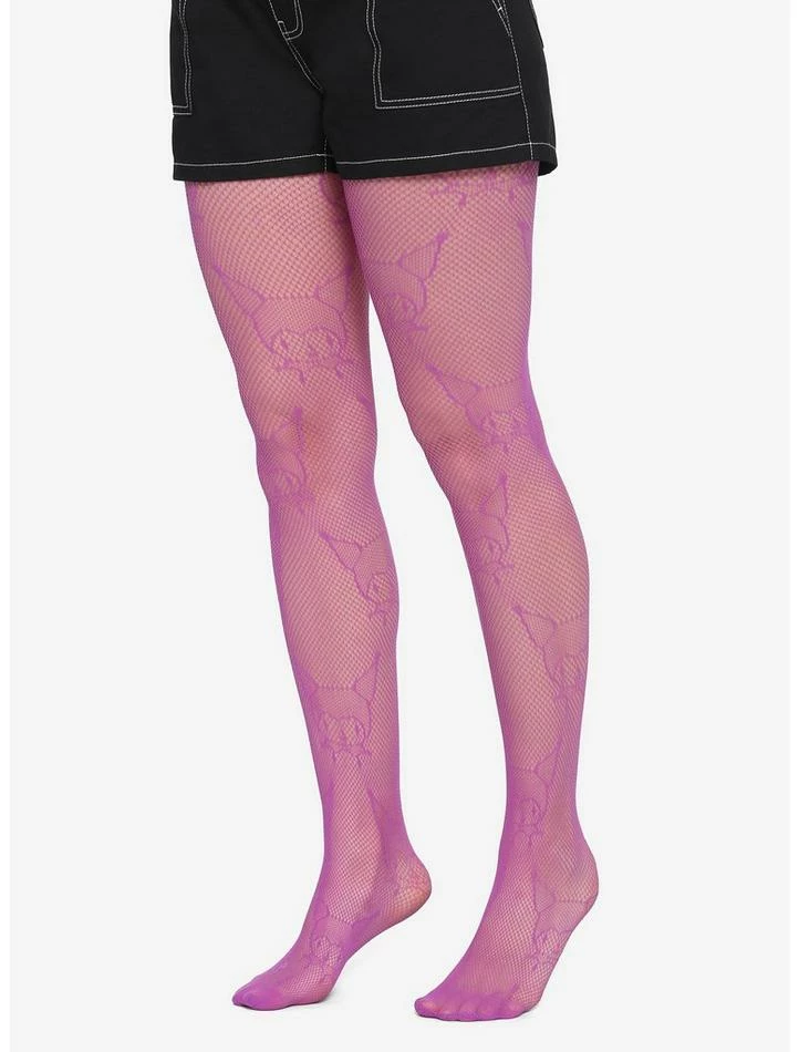 Brand new โ Kuromi Purple Fishnet Tights ๐ 1 Brand new โ Kuromi Purple Fishnet Tights ๐