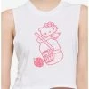 Deals 🛒 Hello Kitty Strawberry Milk Tank & Shorts 👧 Girls Lounge Set ✔️