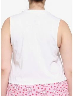 Flash Sale ❤️ Hello Kitty Strawberry Milk Tank & Shorts 👧 Girls Lounge Set Plus Size ❤️ -Hello Kitty Sales Shop 17199227 av2