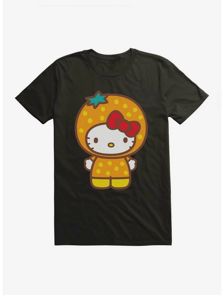 Best Sale ⭐ Hello Kitty Five A Day Orange Outfit T-Shirt 🧨 2 Best Sale ⭐ Hello Kitty Five A Day Orange Outfit T-Shirt 🧨 - Image 2