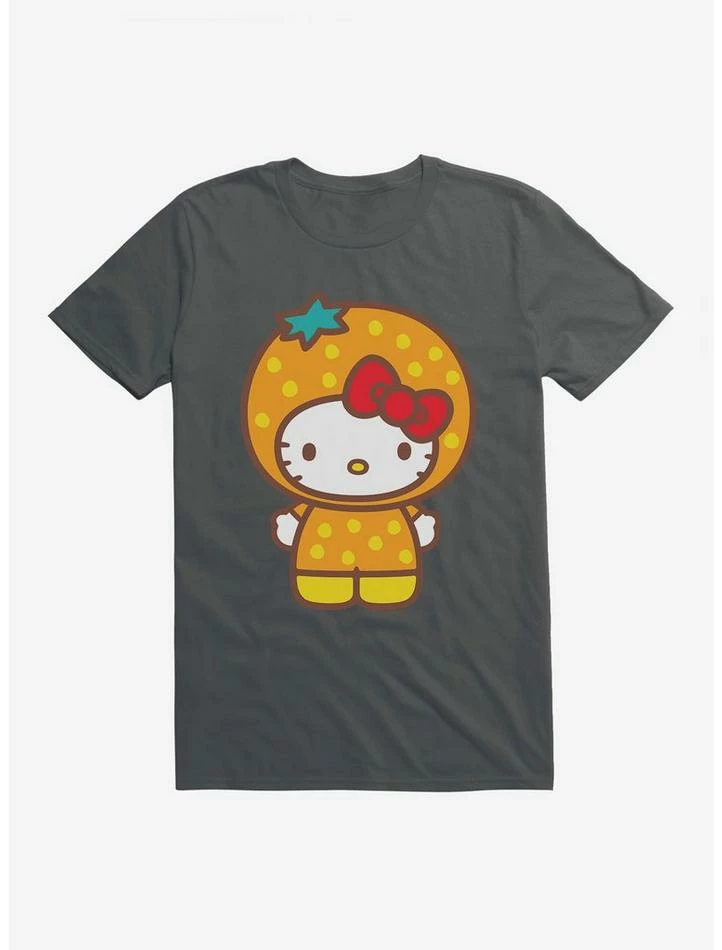 Best Sale ⭐ Hello Kitty Five A Day Orange Outfit T-Shirt 🧨 3 Best Sale ⭐ Hello Kitty Five A Day Orange Outfit T-Shirt 🧨 - Image 3