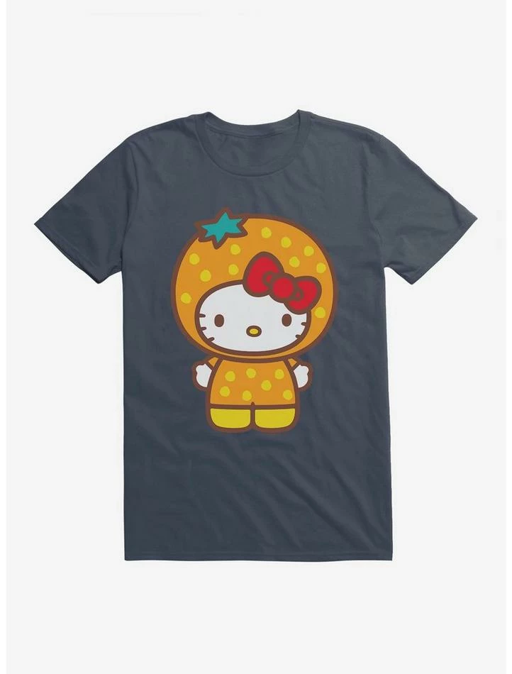 Best Sale ⭐ Hello Kitty Five A Day Orange Outfit T-Shirt 🧨 6 Best Sale ⭐ Hello Kitty Five A Day Orange Outfit T-Shirt 🧨 - Image 6