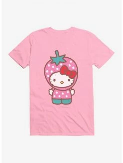 Hot Sale ✨ Hello Kitty Five A Day Strawberry Hat T-Shirt 👏 -Hello Kitty Sales Shop 17202170 hi