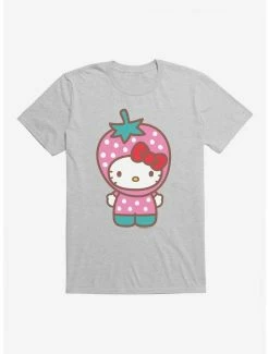 Hot Sale ✨ Hello Kitty Five A Day Strawberry Hat T-Shirt 👏 -Hello Kitty Sales Shop 17202179 hi