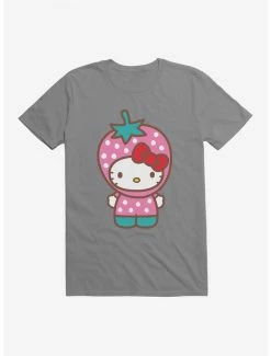 Hot Sale ✨ Hello Kitty Five A Day Strawberry Hat T-Shirt 👏 -Hello Kitty Sales Shop 17202215 hi