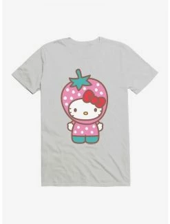 Hot Sale ✨ Hello Kitty Five A Day Strawberry Hat T-Shirt 👏 -Hello Kitty Sales Shop 17202224 hi