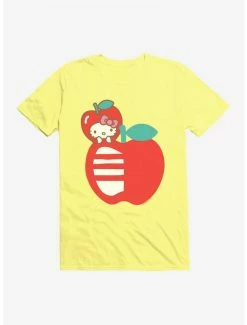 Best Sale ✨ Hello Kitty Five A Day Hello Apple T-Shirt ⌛ -Hello Kitty Sales Shop 17203125 hi