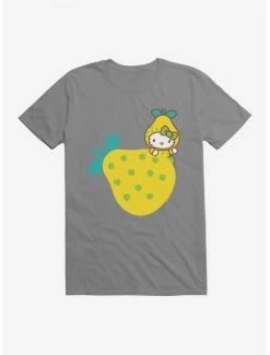 Cheapest 😍 Hello Kitty Five A Day Hiding The Pear T-Shirt 🧨 -Hello Kitty Sales Shop 17203197 hi