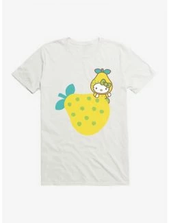 Cheapest 😍 Hello Kitty Five A Day Hiding The Pear T-Shirt 🧨 -Hello Kitty Sales Shop 17203215 hi