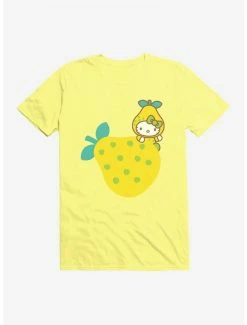 Cheapest 😍 Hello Kitty Five A Day Hiding The Pear T-Shirt 🧨 -Hello Kitty Sales Shop 17203224 hi