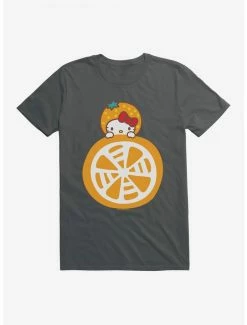 Promo 🧨 Hello Kitty Five A Day Litlle Slice of Orange T-Shirt 👏 -Hello Kitty Sales Shop 17203242 hi