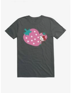 Brand new 🔔 Hello Kitty Five A Day Pink Strawberry T-Shirt 🧨 -Hello Kitty Sales Shop 17203341 hi