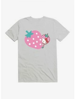 Brand new 🔔 Hello Kitty Five A Day Pink Strawberry T-Shirt 🧨 -Hello Kitty Sales Shop 17203404 hi