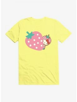 Brand new 🔔 Hello Kitty Five A Day Pink Strawberry T-Shirt 🧨 -Hello Kitty Sales Shop 17203422 hi