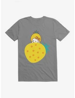 Promo 🧨 Hello Kitty Five A Day Rising Pineapple T-Shirt 😀 -Hello Kitty Sales Shop 17203692 hi