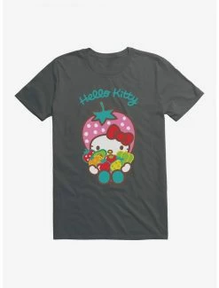 Cheapest 💯 Hello Kitty Five A Day Seven Healthy Options T-Shirt ⭐ -Hello Kitty Sales Shop 17203737 hi