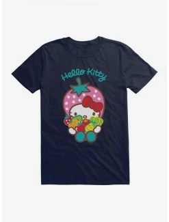 Cheapest 💯 Hello Kitty Five A Day Seven Healthy Options T-Shirt ⭐ -Hello Kitty Sales Shop 17203782 hi