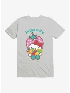 Cheapest 💯 Hello Kitty Five A Day Seven Healthy Options T-Shirt ⭐ -Hello Kitty Sales Shop 17203800 hi