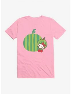 Deals 🥰 Hello Kitty Five A Day Watermelon Relaxing T-Shirt ⌛ -Hello Kitty Sales Shop 17204043 hi