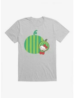 Deals 🥰 Hello Kitty Five A Day Watermelon Relaxing T-Shirt ⌛ -Hello Kitty Sales Shop 17204052 hi