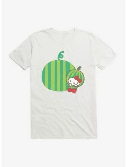 Deals 🥰 Hello Kitty Five A Day Watermelon Relaxing T-Shirt ⌛ -Hello Kitty Sales Shop 17204106 hi