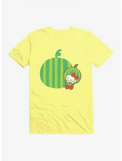 Deals 🥰 Hello Kitty Five A Day Watermelon Relaxing T-Shirt ⌛ -Hello Kitty Sales Shop 17204115 hi