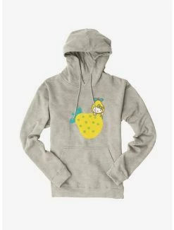 Best Sale 💯 Hello Kitty Five A Day Hiding The Pear Hoodie ✨ -Hello Kitty Sales Shop 17208559 hi