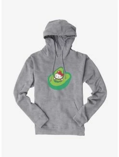 Cheap ✨ Hello Kitty Five A Day Playing In Avacado Hoodie ✨