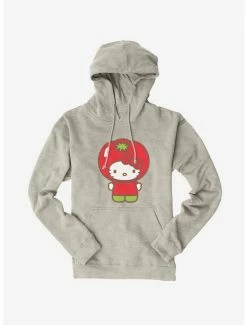 Outlet 🎉 Hello Kitty Five A Day Tomato Day Hoodie 🥰 -Hello Kitty Sales Shop 17208909 hi