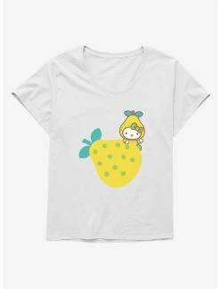 Cheapest 🎉 Hello Kitty Five A Day Hiding The Pear 👧 Girls T-Shirt Plus Size 🔔 -Hello Kitty Sales Shop 17211588 hi