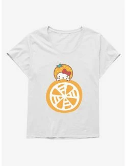 Brand new ⭐ Hello Kitty Five A Day Litlle Slice of Orange 👧 Girls T-Shirt Plus Size 🧨 -Hello Kitty Sales Shop 17211624 hi