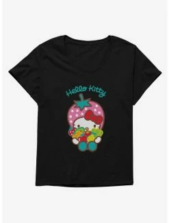 Cheapest ✔️ Hello Kitty Five A Day Seven Healthy Options 👧 Girls T-Shirt Plus Size 🤩