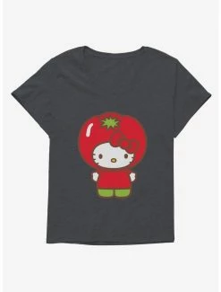 Outlet 👏 Hello Kitty Five A Day Tomato Day 👧 Girls T-Shirt Plus Size 🌟 -Hello Kitty Sales Shop 17211939 hi