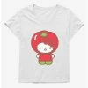 Outlet 👏 Hello Kitty Five A Day Tomato Day 👧 Girls T-Shirt Plus Size 🌟
