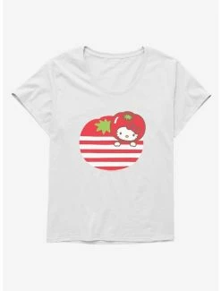 Promo 😉 Hello Kitty Five A Day Tomato Free 👧 Girls T-Shirt Plus Size ✨