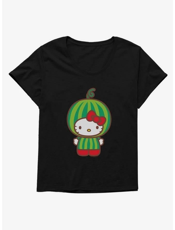 New ๐ Hello Kitty Five A Day Watermelon Head ๐ง Girls T-Shirt Plus Size ๐ฅ 1 New ๐ Hello Kitty Five A Day Watermelon Head ๐ง Girls T-Shirt Plus Size ๐ฅ